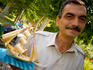 Portrait of mini ship builder, Yerevan