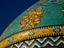 Detail of tiled dome at Gok Jami mosque.