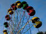 Carriages of ferris wheel.
