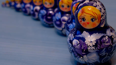 Traditional Azeri "Babushka doll".