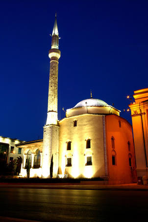Ethem Bey Mosque, Skanderberg Square.