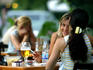 Outdoor cafe, St. Nedalya Square.
