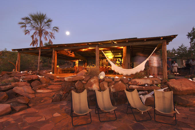 Eagle Lodge bush camp at Faraway Bay, Kimberley coast.