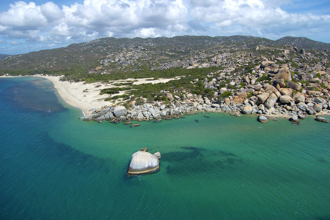 Coastline of Cape York, north of Cooktown.