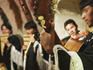 'Fortaleza' band playing in Las Quenas restaurant, Santa Catalina.