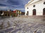 Pavement in front of Iglesia Matriz.