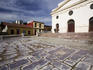 Pavement in front of Iglesia Matriz.