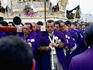 Reliquary and devotees at Lord of Miracles Festival.