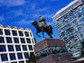 Equestrian statue of General Jose Artigas, Uruguay's independence hero, revealed in 1923, PLaza Independencia.