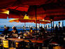 Open-air waterfront restaurant.