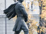 Statue of Vasa Carapic, national hero in 1806 war of freedom against the Turks.