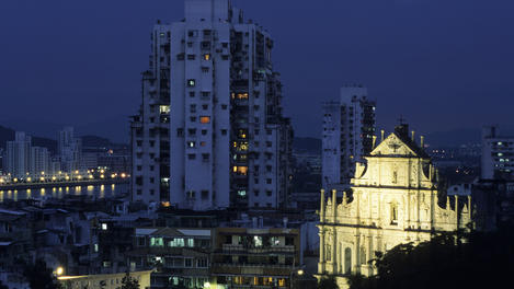 St Paul ruins, Dusk, Macau