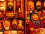 Wooden crafts in exhibition at local gallery.