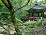 Streamside pavilion at Donghaksa Temple.