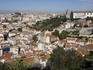 Overhead of Igreja da Graca.