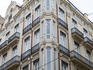 Exterior of Modernista building on Calle Paz.