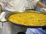 Paella being served at Hotel Neptuno.