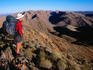 Chewings Range from above Hugh Gorge, West National Park, Larapinta Trail.