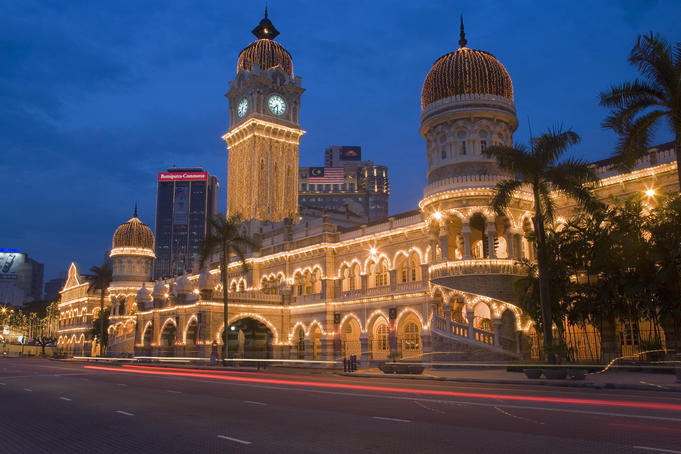 Facade of former Malayan Railway Administration building, now High Court.