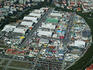 Aerial view of Theresienwiese during famous Munich Oktoberfest.