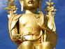 Buddha statue outside Likkir Gompa (monastery) near Leh.