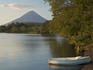 Boat on Lago de Nicaragua with Volc