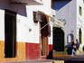 Tourists walking through streets of Puerto Vallarta.