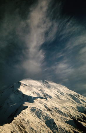 Mt McKinley and clouds.