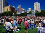 Sunday morning concert at Yerba Buena Gardens.