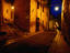Street at night, Umbria