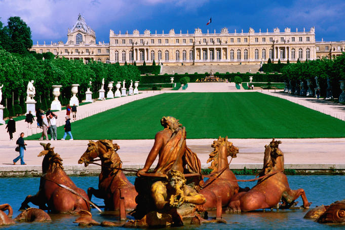 Bassin d'Apollon at Chateau de Versailles.
