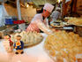 Sadongmyeonok Restaurant. Making mandu (dumplings), Insadong.
