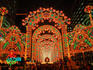 The Cheonggyecheon Stream and Christmas lighting draws crowds of locals out in early evening, Jonggak.