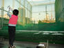 Woman at Hyosung Golf Range, Gangnam.