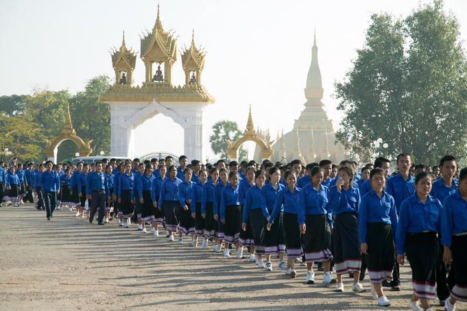 Parade of 30th Anniversary of Revolution.