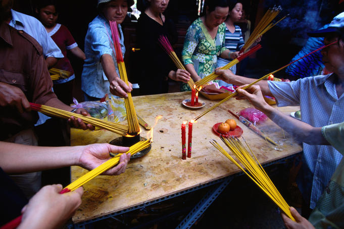 Tet New Year Festival, Quan Am Pagoda