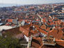 Overhead of Baixa district seen from Castelo Sao George.