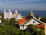 Rio Tejo with Igreja de Sao Vincente de Fora at left seen from Castelo Sao Jorge