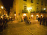 Streets of Barrio Alto, old world precinct whith numerous hip bars, restaurants, and night clubs.