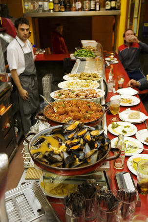 Boatella Tapas, tapas bar near Mercado Central, La Seu and El Mercat.