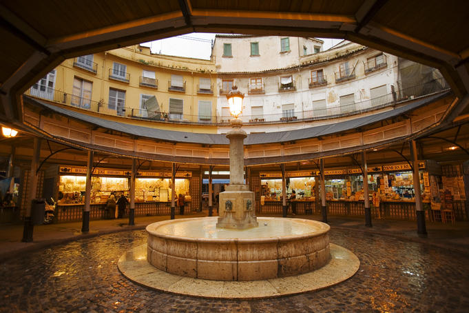 Plaza Redonda, La Seu and El Mercat.