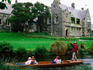 Gondola on Avon River in central Christchurch.