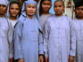 Nuns with novices of Mahayana Buddhism.