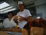 Fast food Florentine style at Le Cascine market.