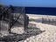 Fence across the sand dunes at Race Point Beach, part of the Cape Cod National Seashore, near Provincetown - Cape Cod, Massachusetts