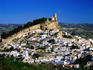 Montefrio village as seen from hillside.