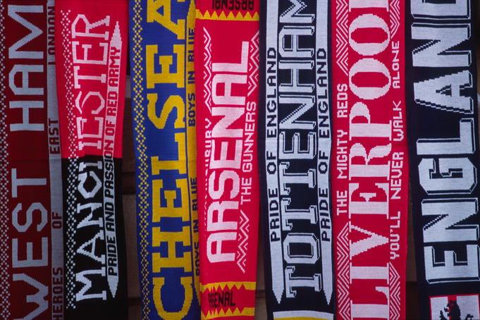 Football culture alive and well, Whitehall.