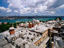 Overhead of Bosphorus taken Topkapi Palace's roof top.