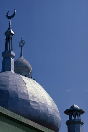 Detail of the cupola of the Mosque at Zamboanga.