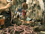 People rock-climbing at Railay.